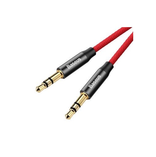 Baseus Yiven Audio Cable M30 1M CAM30-B91 Κόκκινο-Μαύρο