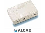 ALCAD DIV-124 Amplified video tap-off for coaxial cable with screw terminal - 4 outputs