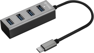 YENKEE YHB C430   USB-C  4  USB 3.0,      5Gbps , 
