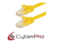 CYBERPRO UTP Cable Cat6 yellow 3m