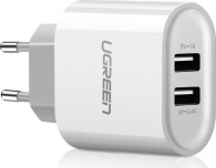 Ugreen 20384 charger 2x USB 2.4 A white (CD104)