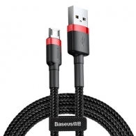 Baseus CAMKLF-B91 Usb Cable Cafule Micro Usb 2,4A 1 meter black and red