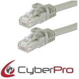 CYBERPRO CP-6C002G Cable UTP Cat6 gray 0,25m